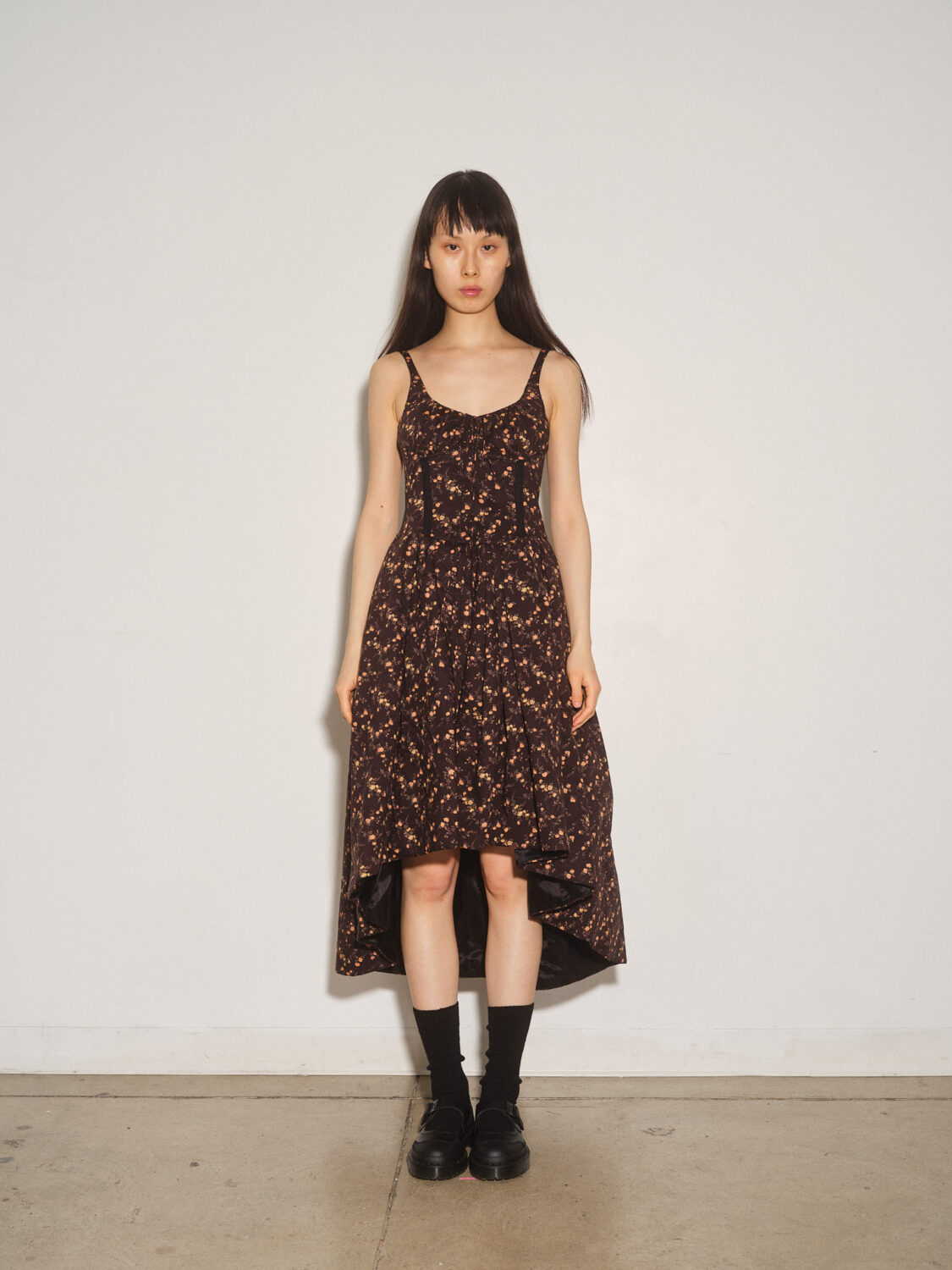 Liberty Print Volume Skirt Dress
